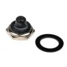 APEM Toggle Switch Boot Silicone Black with M12 x 0.75 Threaded Bushing for Toggle Switch U598