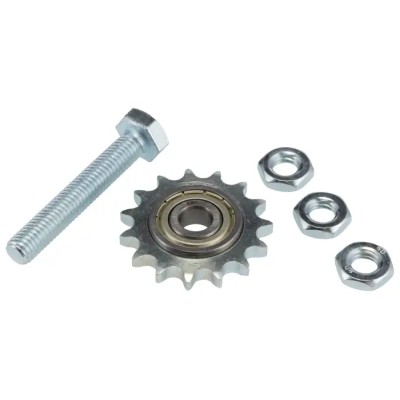 Resatec 15 Tooth Through Bore Sprocket KS3/8X10 06 B-1, Galvanised Steel, 9mm Bore, 45.81mm Pitch Diameter