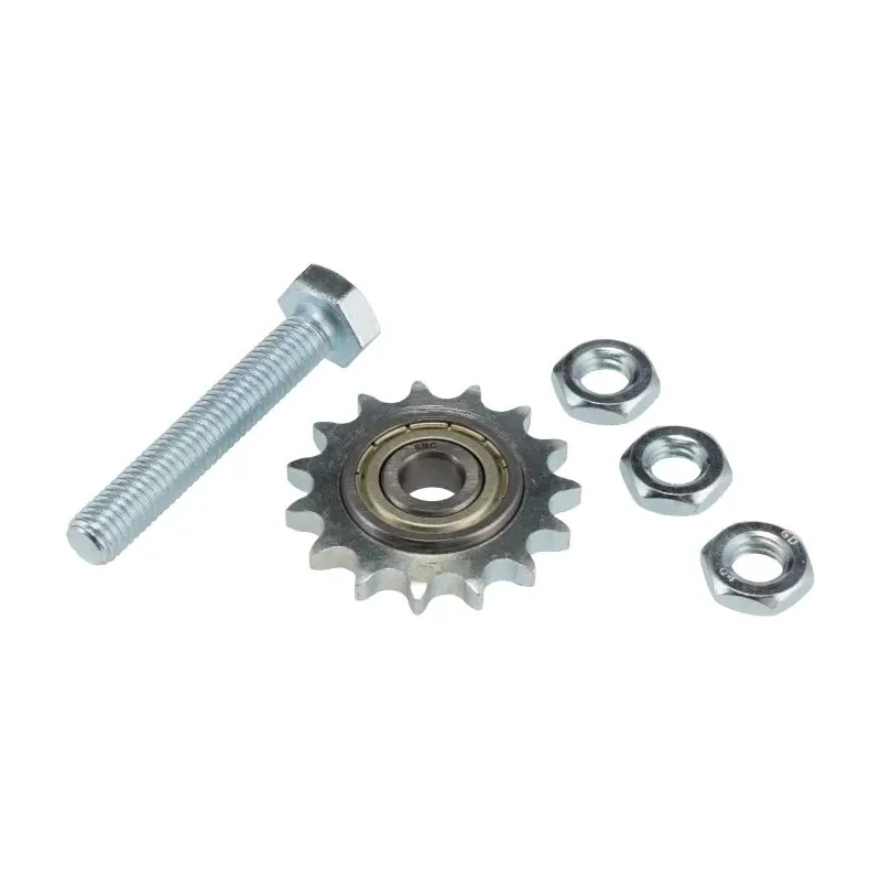 Resatec 15 Tooth Through Bore Sprocket KS3/8X10 06 B-1, Galvanised Steel, 9mm Bore, 45.81mm Pitch Diameter
