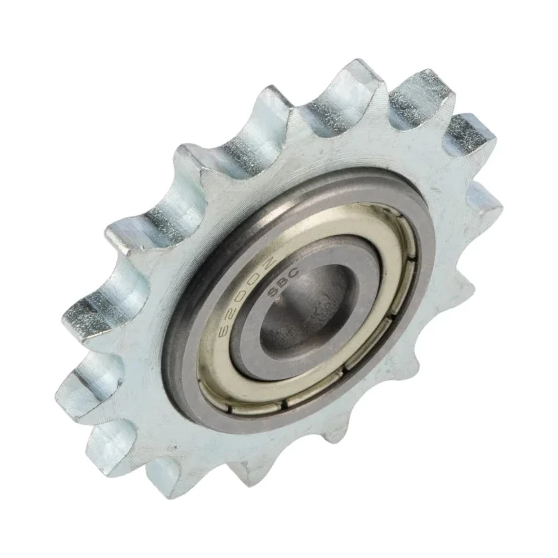 Resatec 15 Tooth Through Bore Sprocket KS3/8X10 06 B-1, Galvanised Steel, 9mm Bore, 45.81mm Pitch Diameter