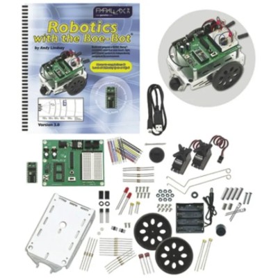 Parallax Inc Development Kit BASIC Stamp BoE-Bot with BS2-IC microcontroller for 28202, 572-28132, 28106 BS2-IC