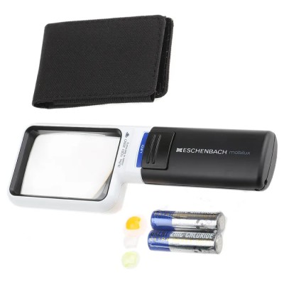 Eschenbach Illuminated Magnifying Glass with Light 3.5x Magnification Model 15113