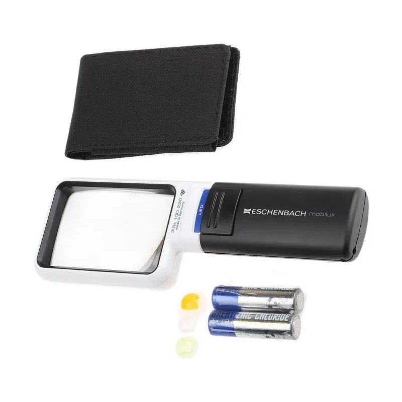 Eschenbach Illuminated Magnifying Glass with Light 3.5x Magnification Model 15113