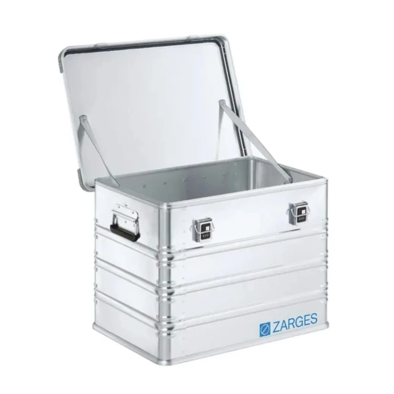 Zarges K 470 Metal Waterproof Watertight Transit Case Aluminium, IP54, Lockable, 480 mm x 650 mm x 480 mm 40837