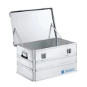 Zarges Metal Waterproof Watertight Transit Case Aluminium, IP54 Rated, Silver, 510 mm x 740 mm x 410 mm 40841