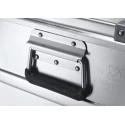 Zarges Metal Waterproof Watertight Transit Case Aluminium, IP54 Rated, Silver, 510 mm x 740 mm x 410 mm 40841
