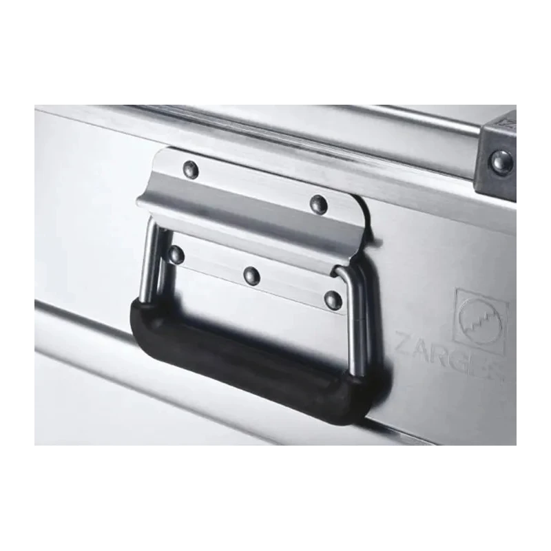 Zarges Metal Waterproof Watertight Transit Case, Aluminium, Internal 380x450x950 mm, External 410x500x1000 mm, IP54 K 40567