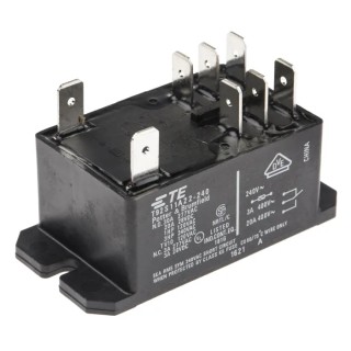TE Connectivity Panel Power Relay 230V ac Coil 30A Switching Current DPDT T92S11A22-240 8-1393211-7