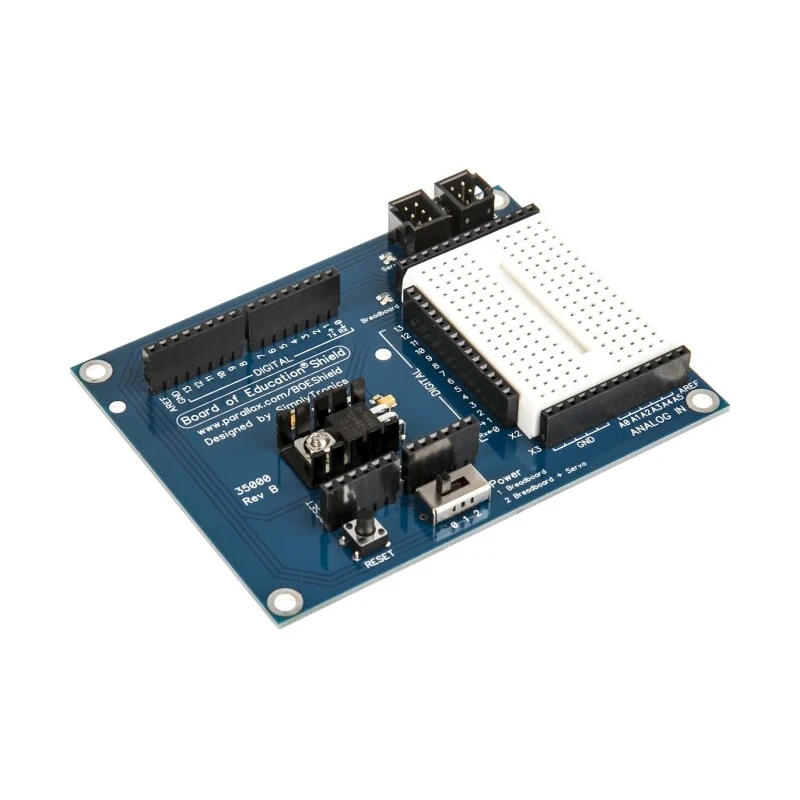 Parallax Inc Arduino Compatible BoE Robotics Shield V1.2 for Arduino 102x77.5mm 35000