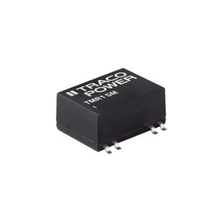 TRACOPOWER 1W Fully Regulated Surface Mount DC-DC Converter, 5V dc Output, 200mA, 9-18V dc Input, 85°C Max TMR 1-1211SM