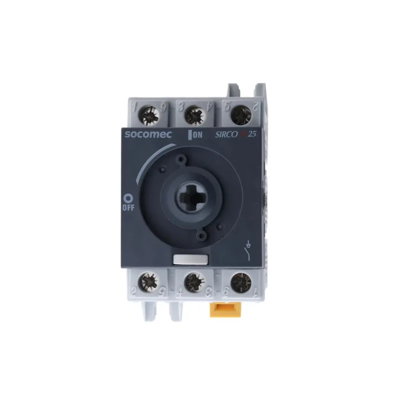 Socomec 3-Pole DIN Rail Isolator Switch IP20 25A 11 kW 