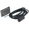 Omron Retroreflective Photoelectric Sensor, Block Style, 100 mm to 2 m Detection Range, PNP Output, IP67, Red LED E3S-AR31