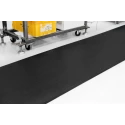 COBA Europe Black Anti-Slip Natural Rubber Mat Solid Finish 10 m x 900 mm x 3 mm RR010010W