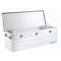 Zarges K 470 Aluminium Metal Waterproof Watertight Transit Case with Dividers Lockable Silver 40875