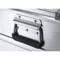 Zarges K 470 Aluminium Metal Waterproof Watertight Transit Case with Dividers Lockable Silver 40875