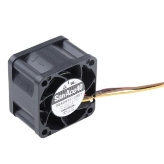 Sanyo Denki San Ace 9GA Series Axial Fan 12V DC 3.36W 280mA 40x40x28mm 14500 RPM 32.4 m³/h 9GA0412P3H01