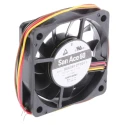 Sanyo Denki San Ace 9GA Series Axial Fan 12V DC 1.92W 160mA 41m³/h 60x60x15mm 9GA0612P7G01