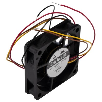 Sanyo Denki San Ace 9GA Series Axial Fan, 12V DC, 1.2 W Power, 9 m³/h Air Flow, 60x60x15 mm Frame 9GA0612P7H01