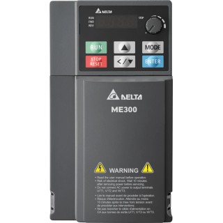 Delta Electronics Inverter Drive, Variable Frequency, 1 Phase, 2.2 kW, 230 V, 11 A, VFD-ME Series VFD11AME21AFSAA