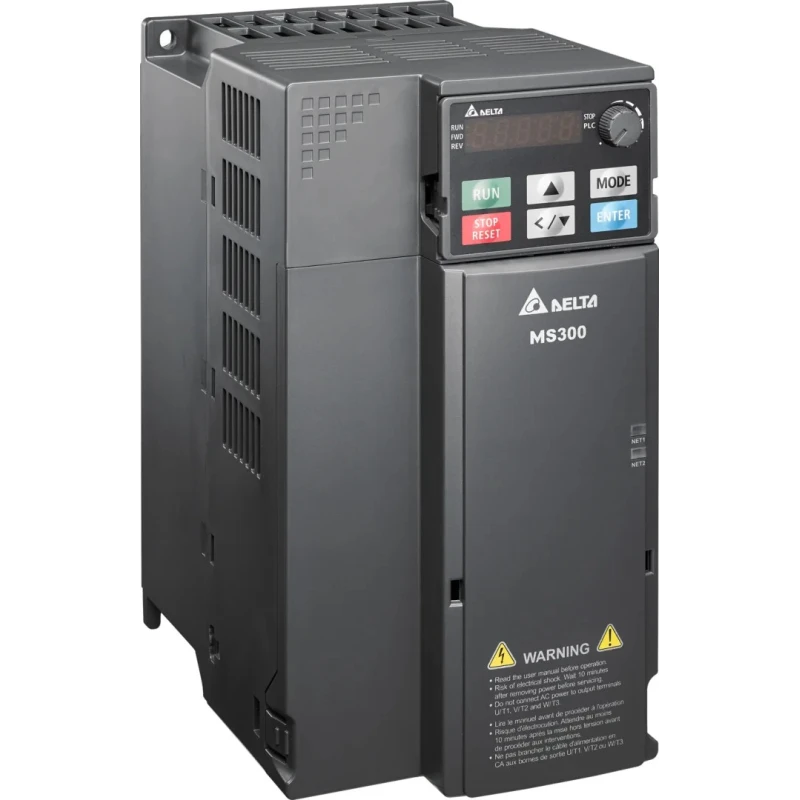 Delta Electronics Inverter Drive 7.5 kW 3 Phase Variable Frequency Drive DIN Rail Mount VFD17AMS43AFSAA