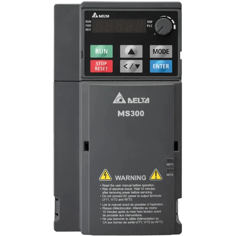 Delta Electronics Inverter Drive 2.2 kW 3 Phase 460V Variable Frequency VFD-MS Series VFD5A5MS43AFSAA