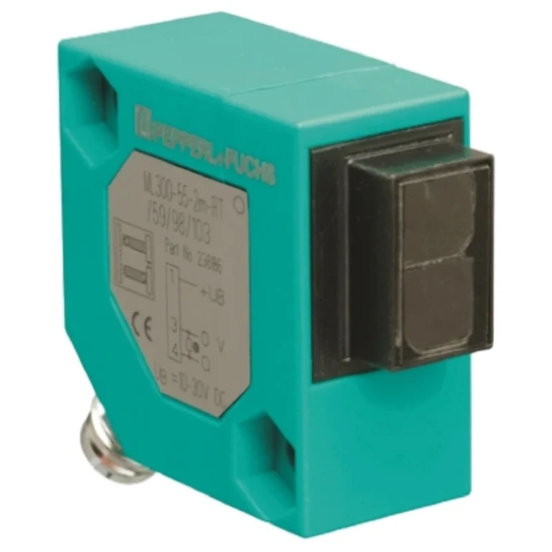 Pepperl + Fuchs Background Suppression Photoelectric Sensor, Block Sensor, 0 → 200 mm, PNP ML300-8-H-200-RT/25/95/120