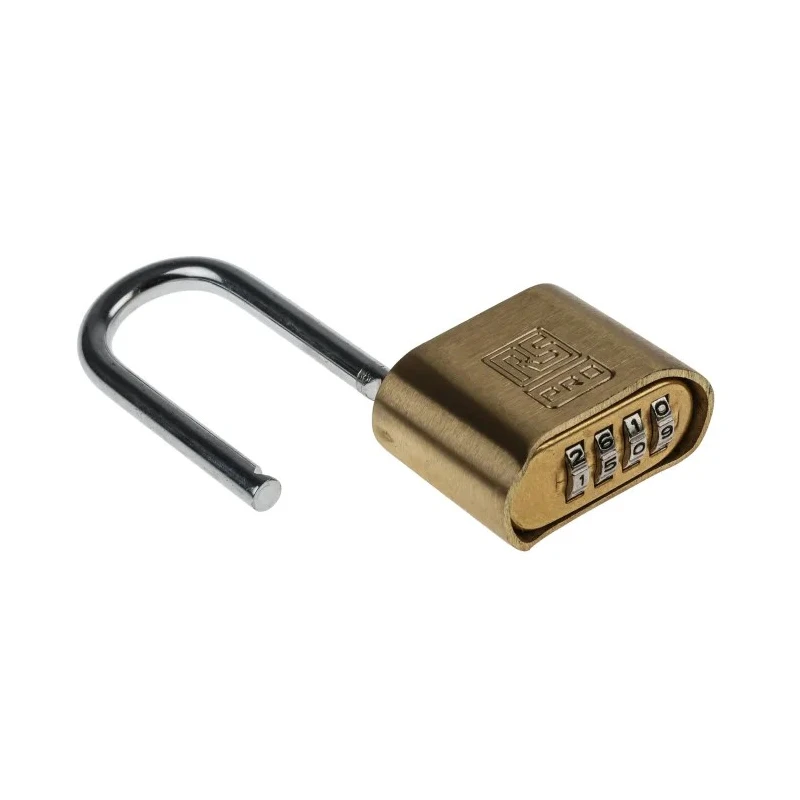ABUS RS PRO Combination Padlock Steel, Brass, 7 mm Shackle Diameter, 57 mm Shackle Length, 53 mm Body 781-6026