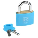 RS PRO Key Brass Padlock 6 mm Shackle, 43mm Body 781-6001