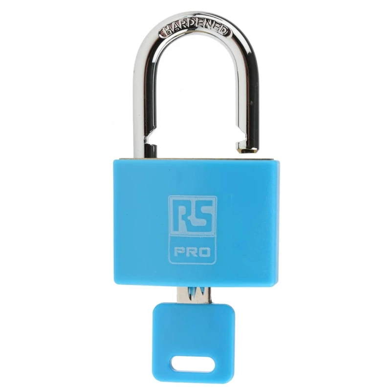 RS PRO Key Brass Padlock 6 mm Shackle, 43mm Body 781-6001