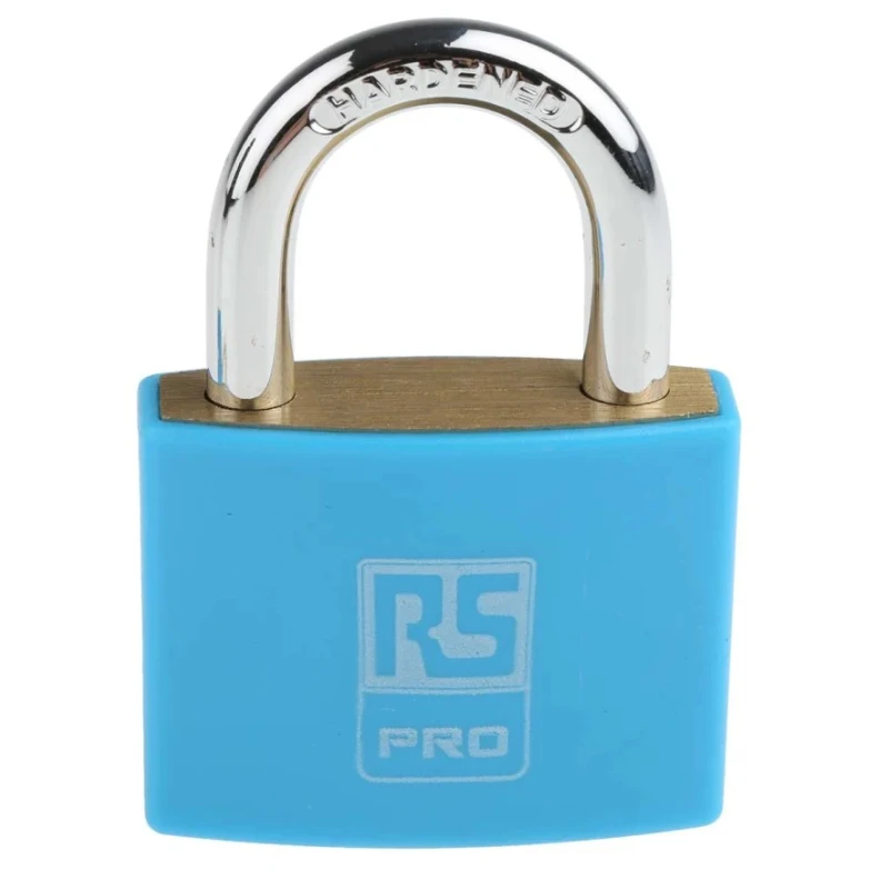 RS PRO Key Brass Padlock 6 mm Shackle, 43mm Body 781-6001