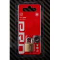 RS PRO Key Brass Padlock, 4 mm Shackle Diameter, 12 mm Shackle Length, 2 mm Brass Body 781-5994