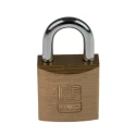 RS PRO Key Brass Padlock, 4 mm Shackle Diameter, 12 mm Shackle Length, 2 mm Brass Body 781-5994