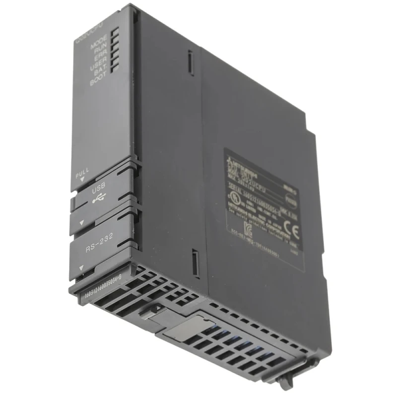 Mitsubishi Electric PLC CPU Q Series, 2048 Inputs, 8192 Outputs, Relay Output, USB Port, Rack Mount Q02UCPU
