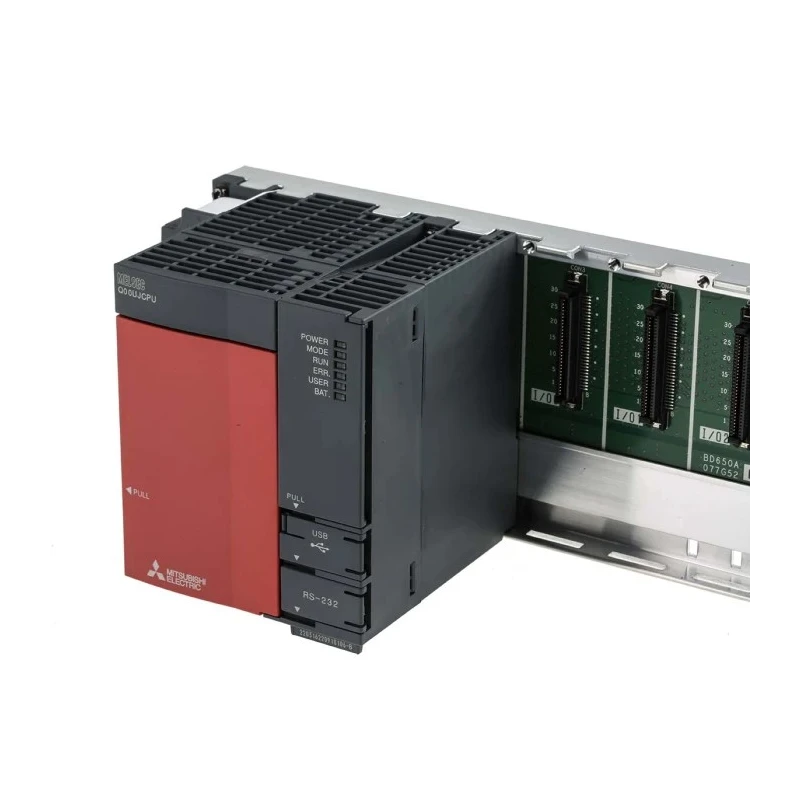 Mitsubishi Electric PLC CPU Q Series 256 Inputs 8192 Outputs Relay Output Rack Mount USB Communication Port Q00UJCPU
