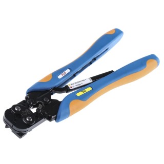 TE Connectivity CERTI-CRIMP Premium Grade Double Action Hand Crimp Tool for PIDG Terminals, PIDG Splices, Plasti-Grip 47386