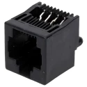 TE Connectivity 5556416 Series RJ45 Socket Female, Through Hole Mount, Cat3 Unshielded Straight 1 Port RJ45