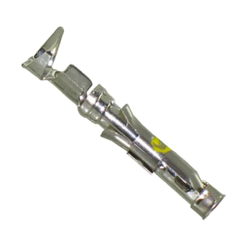 TE Connectivity Female Crimp Circular Connector Contact, Contact Size 16 AWG, Wire Size 20, 24 AWG, Tin Plated Brass 66565-7