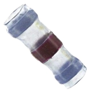 TE Connectivity Blue Polyvinyl Fluoride Solder Sleeve 16.5mm Length 2.15mm to 4.3mm Cable Diameter S01-03-R