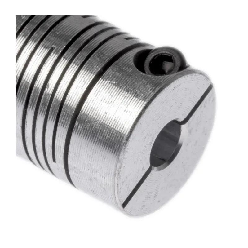 Huco Precision Aluminium Clamp Flexible Coupler 15.9 mm OD, 25.4 mm Length, 20 mm Bore, 6 Beam, 3.4 Nm Torque 707.16.2020