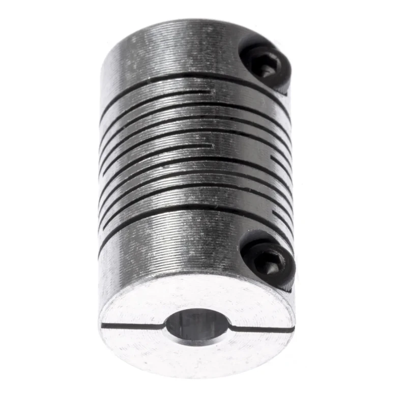 Huco Precision Aluminium Clamp Flexible Coupler 15.9 mm OD, 25.4 mm Length, 20 mm Bore, 6 Beam, 3.4 Nm Torque 707.16.2020