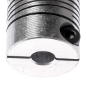 Huco Precision Aluminium Clamp Flexible Coupler 15.9 mm OD, 25.4 mm Length, 20 mm Bore, 6 Beam, 3.4 Nm Torque 707.16.2020