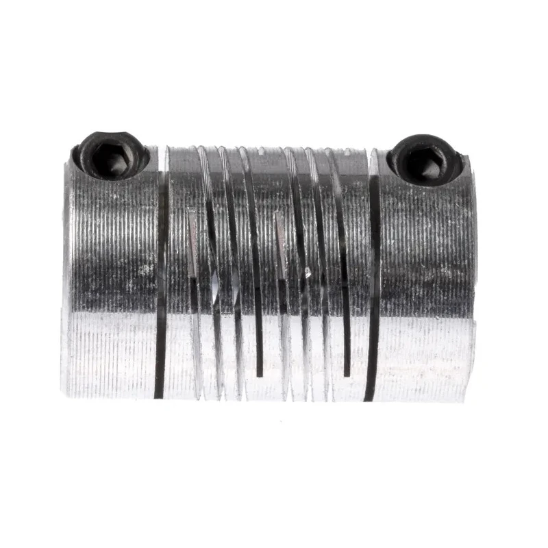 Huco Precision Aluminium Clamp Flexible Coupler 15.9 mm OD, 25.4 mm Length, 20 mm Bore, 6 Beam, 3.4 Nm Torque 707.16.2020