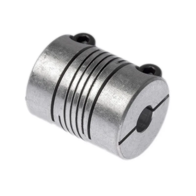Huco 16 mm Outside Diameter 5 mm Bore Clamp Style Aluminium Flexible Coupler 20.3 mm Length 725.16.2020