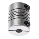 Huco 16 mm Outside Diameter 5 mm Bore Clamp Style Aluminium Flexible Coupler 20.3 mm Length 725.16.2020