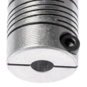 Huco 16 mm Outside Diameter 5 mm Bore Clamp Style Aluminium Flexible Coupler 20.3 mm Length 725.16.2020