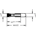 Orbitec Indicator Light Clear Lens 4mm Diameter, 22mm Length T42-24020