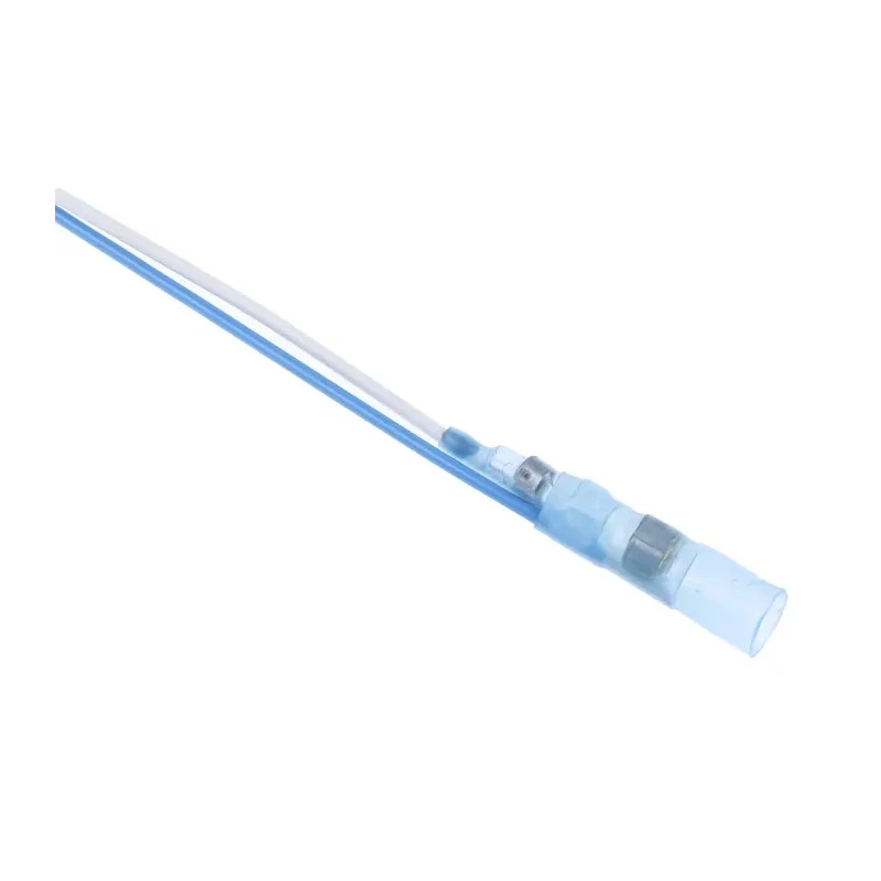 TE Connectivity Blue Polyvinyl Fluoride Solder Sleeve Terminator 30mm Length 0.3mm–4.4mm Cable Diameter B-040-22-N