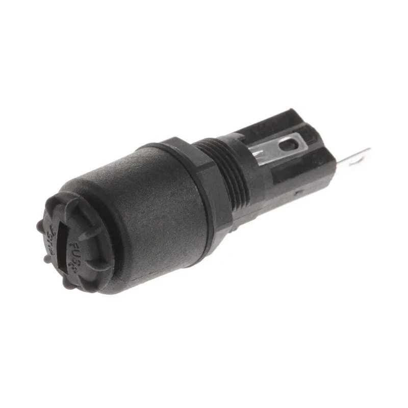 Bulgin 10A Panel Mount Fuse Holder, 1 Pole for 5 x 20 mm Fuse, 250V AC FX0463