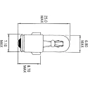 Orbitec BA7S Indicator Light Clear 24V 50mA 1000h Lifespan BA7S
