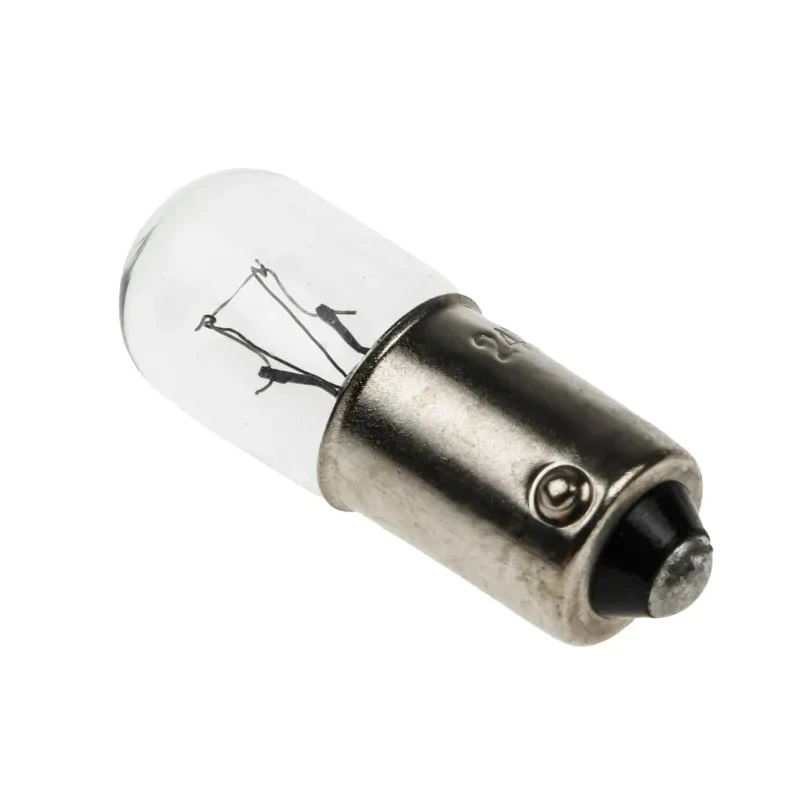 Orbitec BA9S Indicator Light Clear Lens 24V 85mA 10mm Diameter 28mm Length 1000h Lifespan BA9S